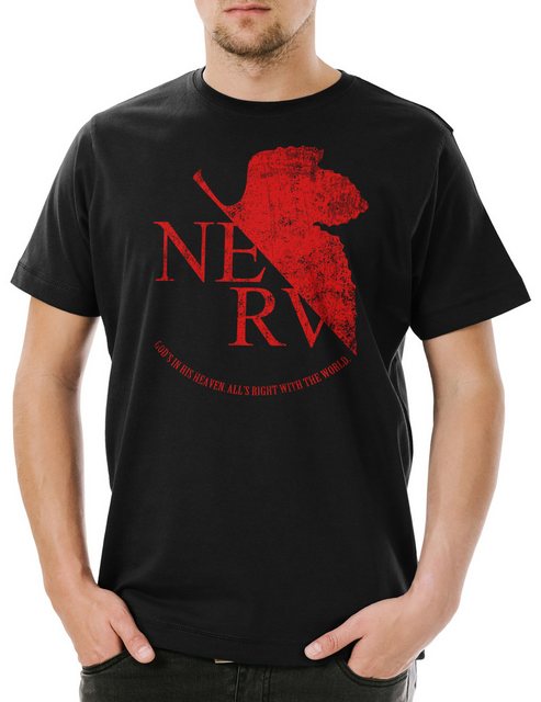 Urban Backwoods Print-Shirt Nerv Herren T-Shirt Gendo Gehirn Organisation S günstig online kaufen