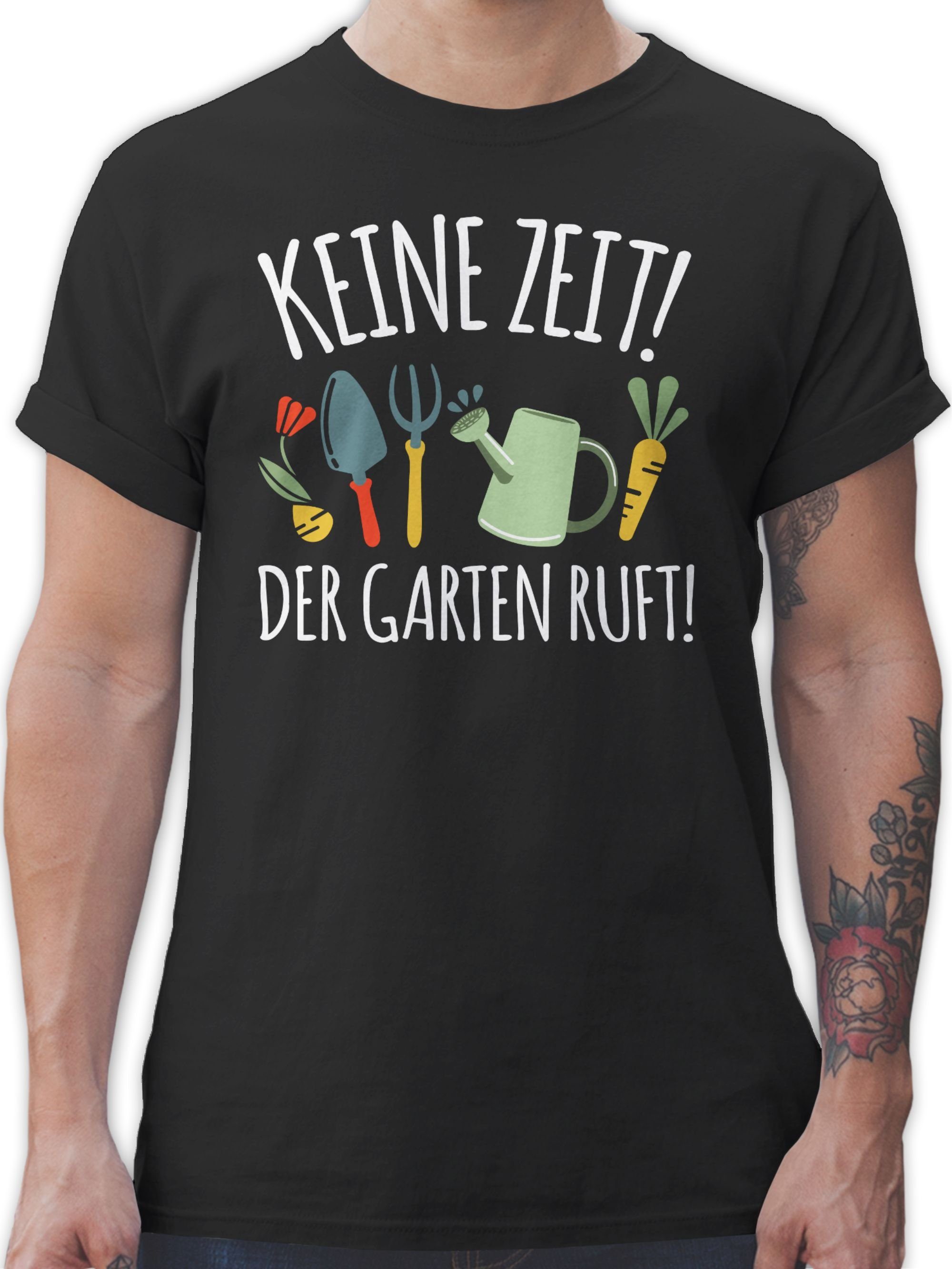 Shirtracer T-Shirt Keine Zeit! Der Garten günstig online kaufen
