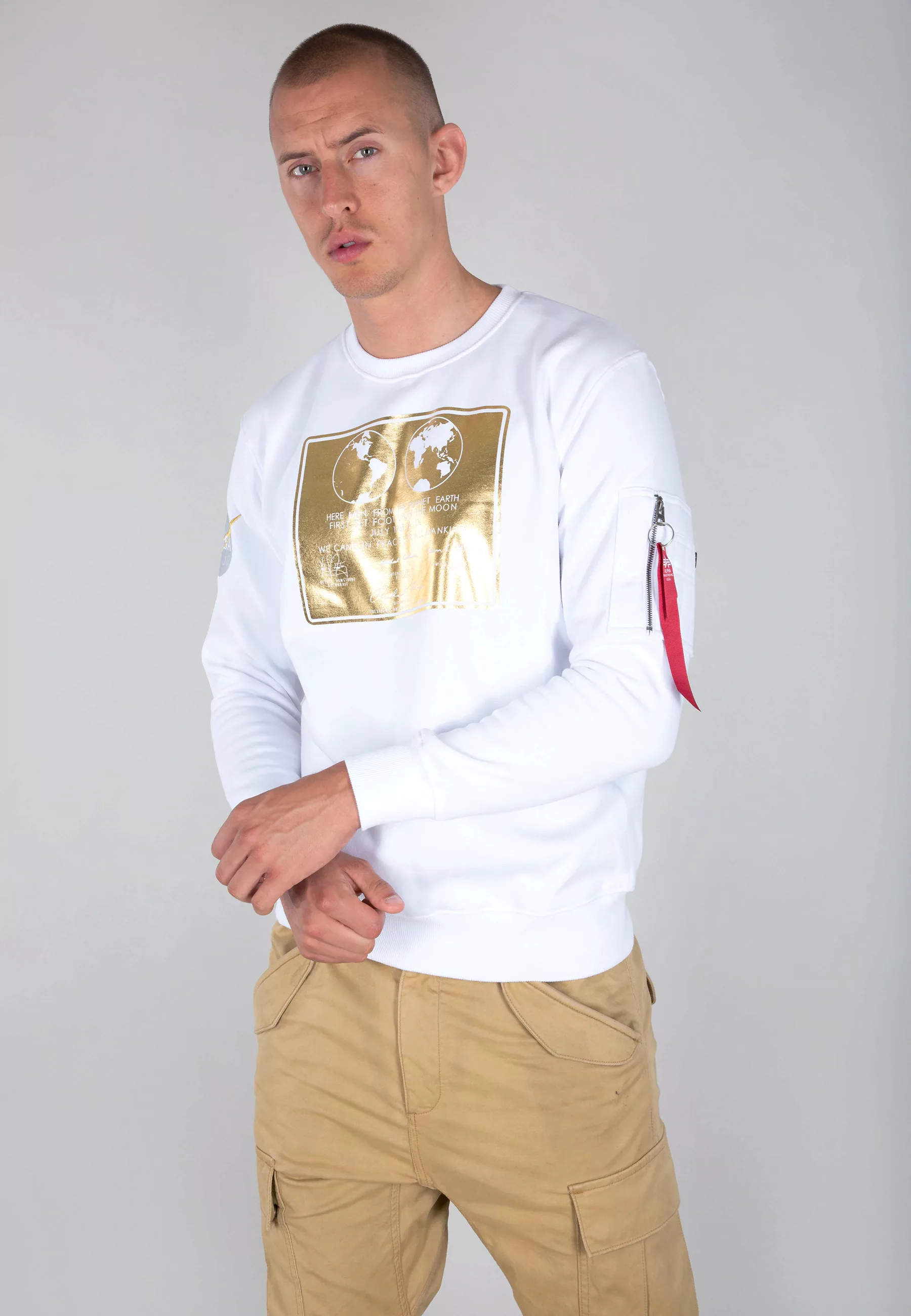 Alpha Industries Sweater "Lunar Plaque Sweater Sweatshirt" günstig online kaufen