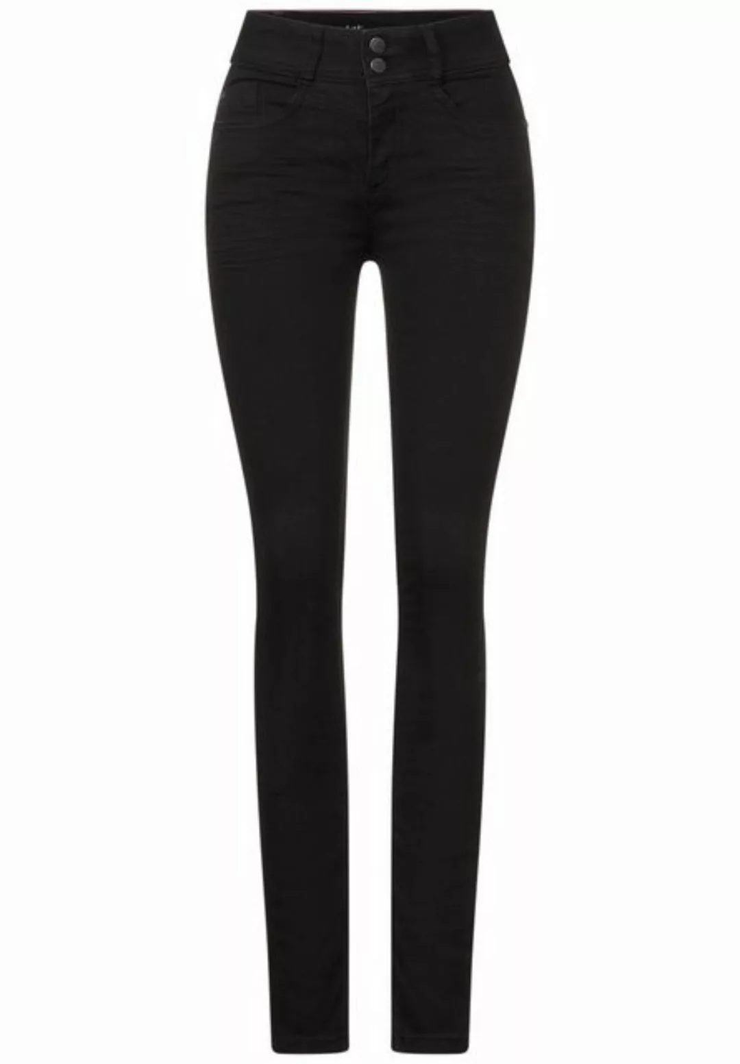 STREET ONE Bequeme Jeans STREET ONE / Da.Jeans / Style QR York,hw,black günstig online kaufen