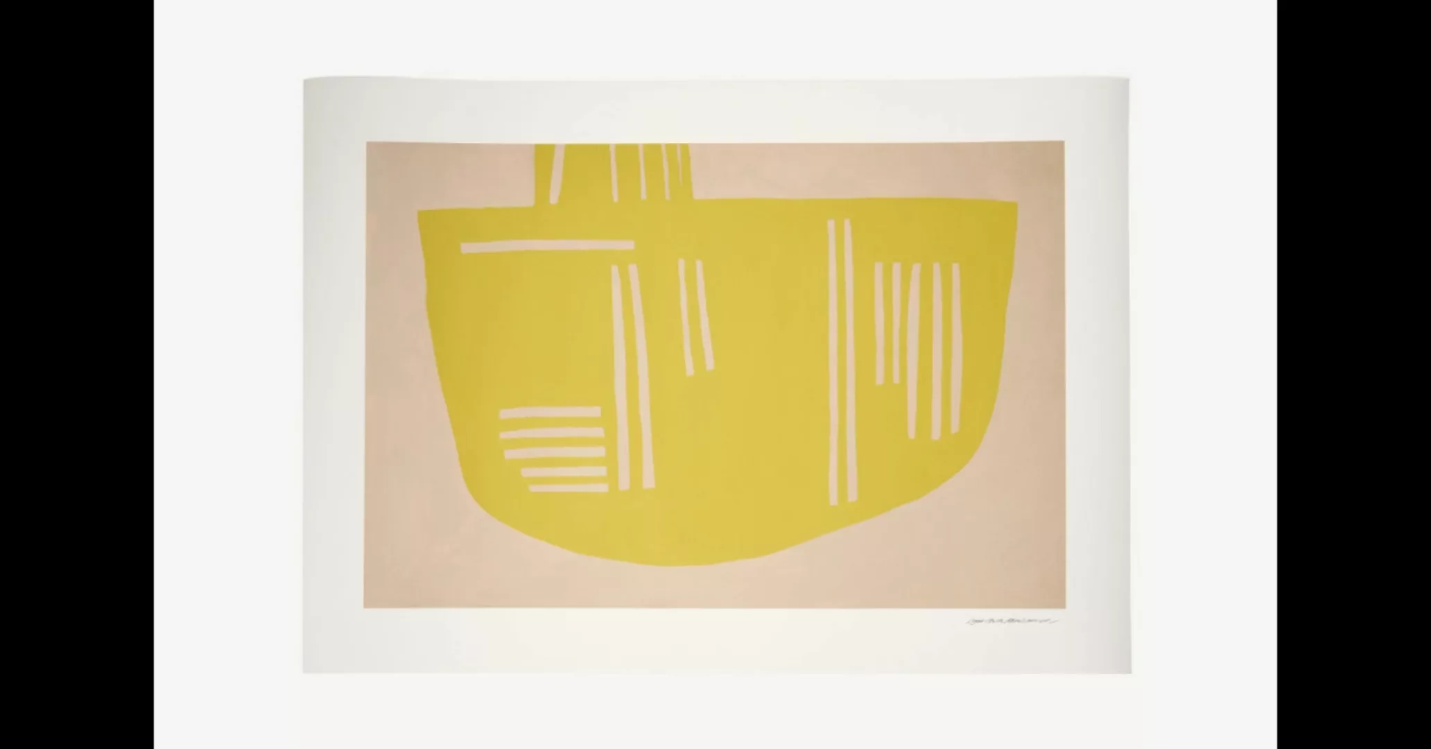 The Poster Club Floating Kunstdruck von Leise Dich Abrahamsen (50 x 70 cm) günstig online kaufen