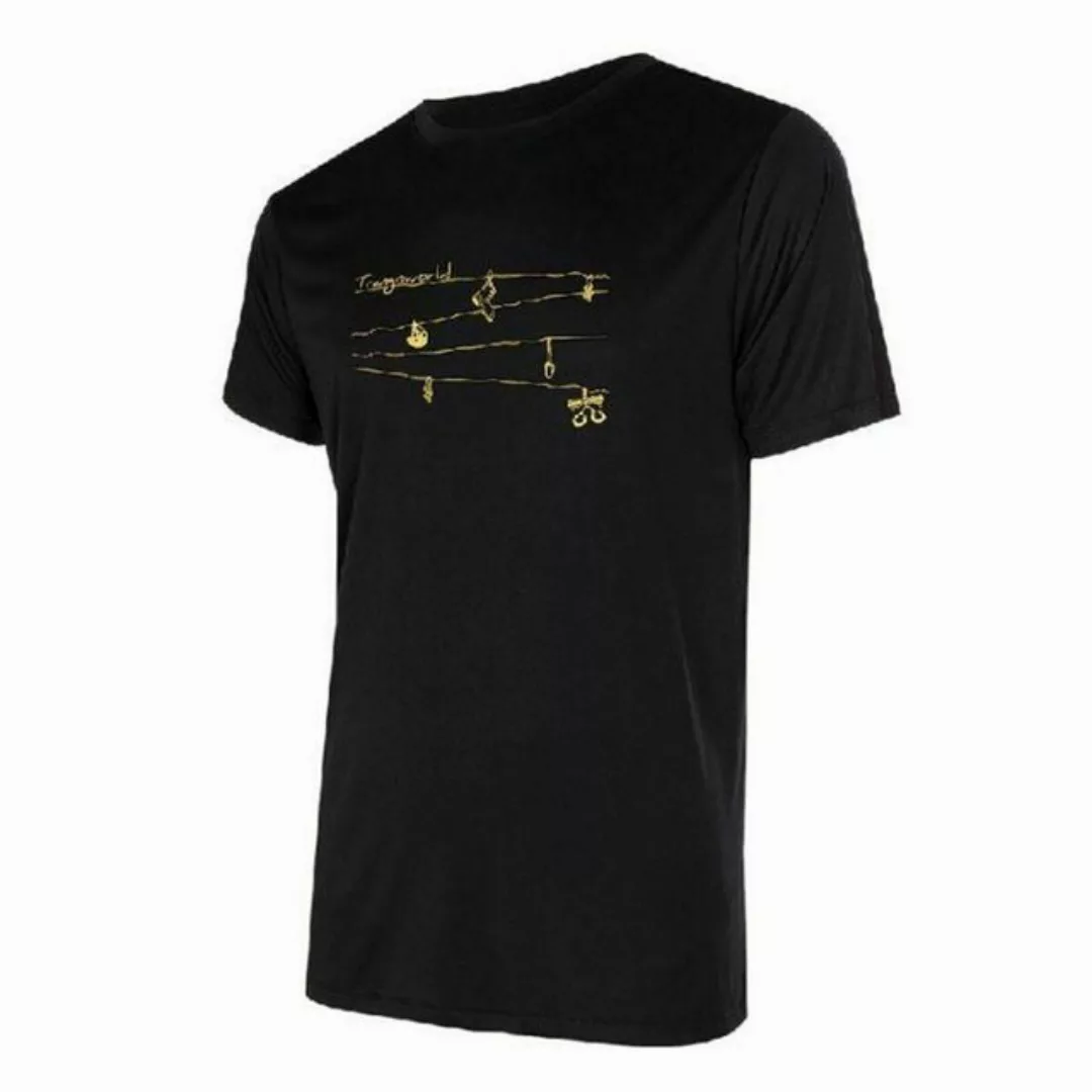 Trangoworld T-Shirt Herren Kurzarm-T-Shirt Trangoworld Loiba Schwarz günstig online kaufen