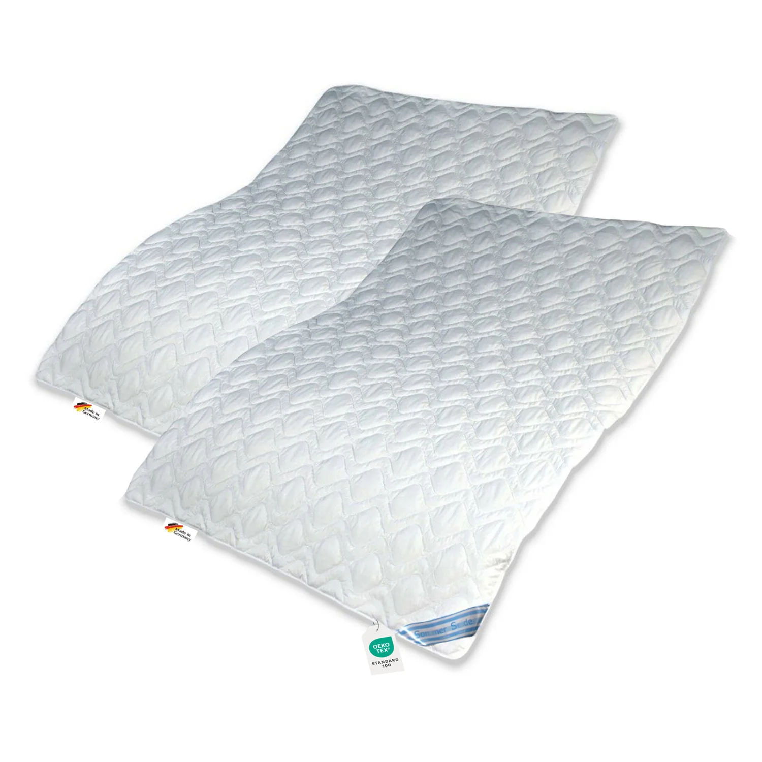 2 Stück Wildseide Seide Baumwolle Sommerbett Sommer Bettdecke 135x200 günstig online kaufen