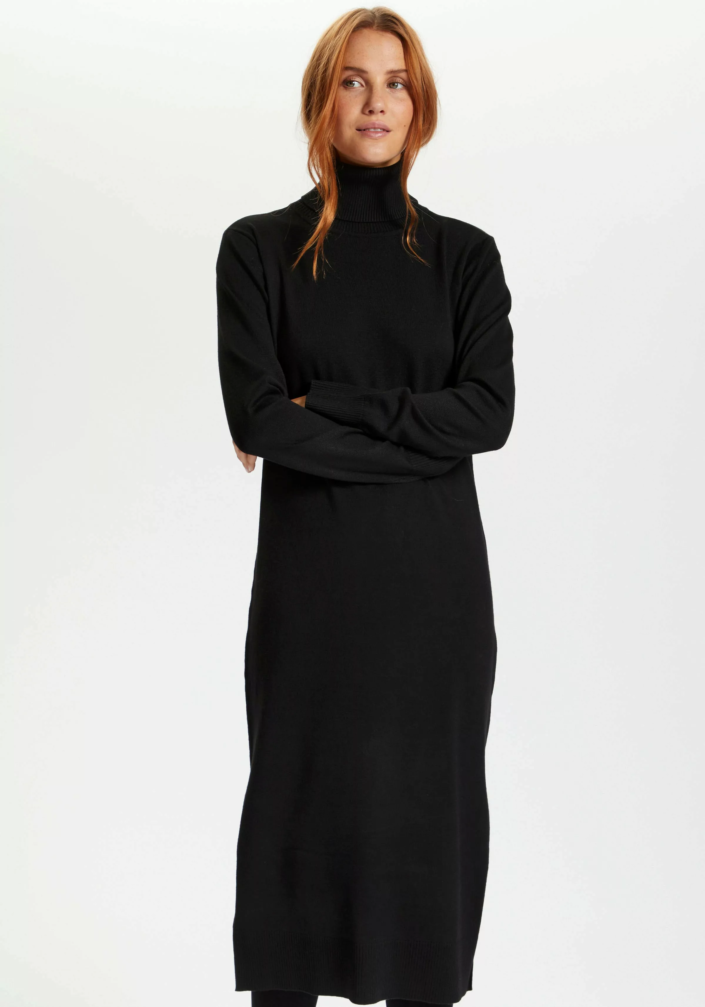 Saint Tropez Strickkleid MilaSZ Roll Neck Long Dress günstig online kaufen