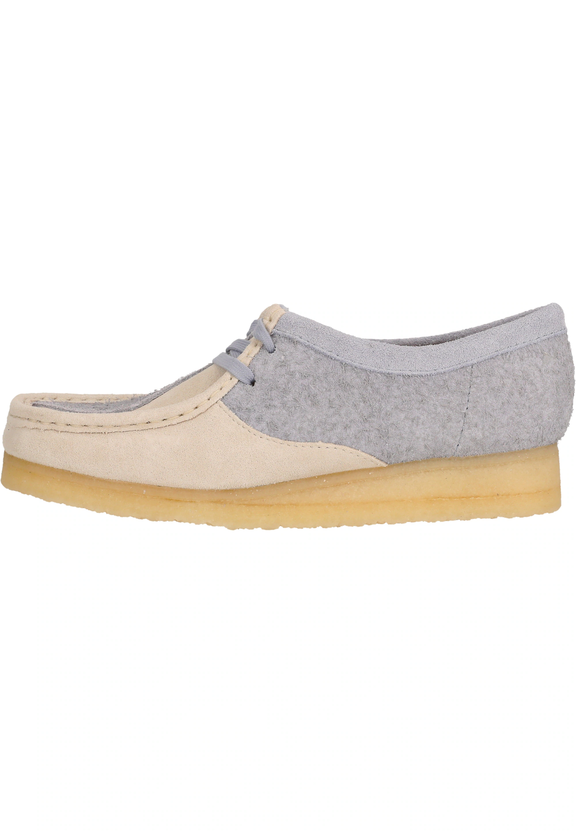 Clarks Schnürschuh "Wallabee", im kultigen Wildlederdesign mit texturiertem günstig online kaufen