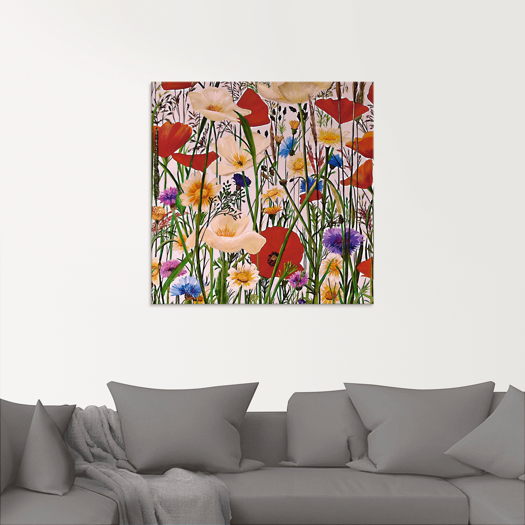 Artland Glasbild »Bunt und Natürlich«, Blumen, (1 St.), in verschiedenen Gr günstig online kaufen