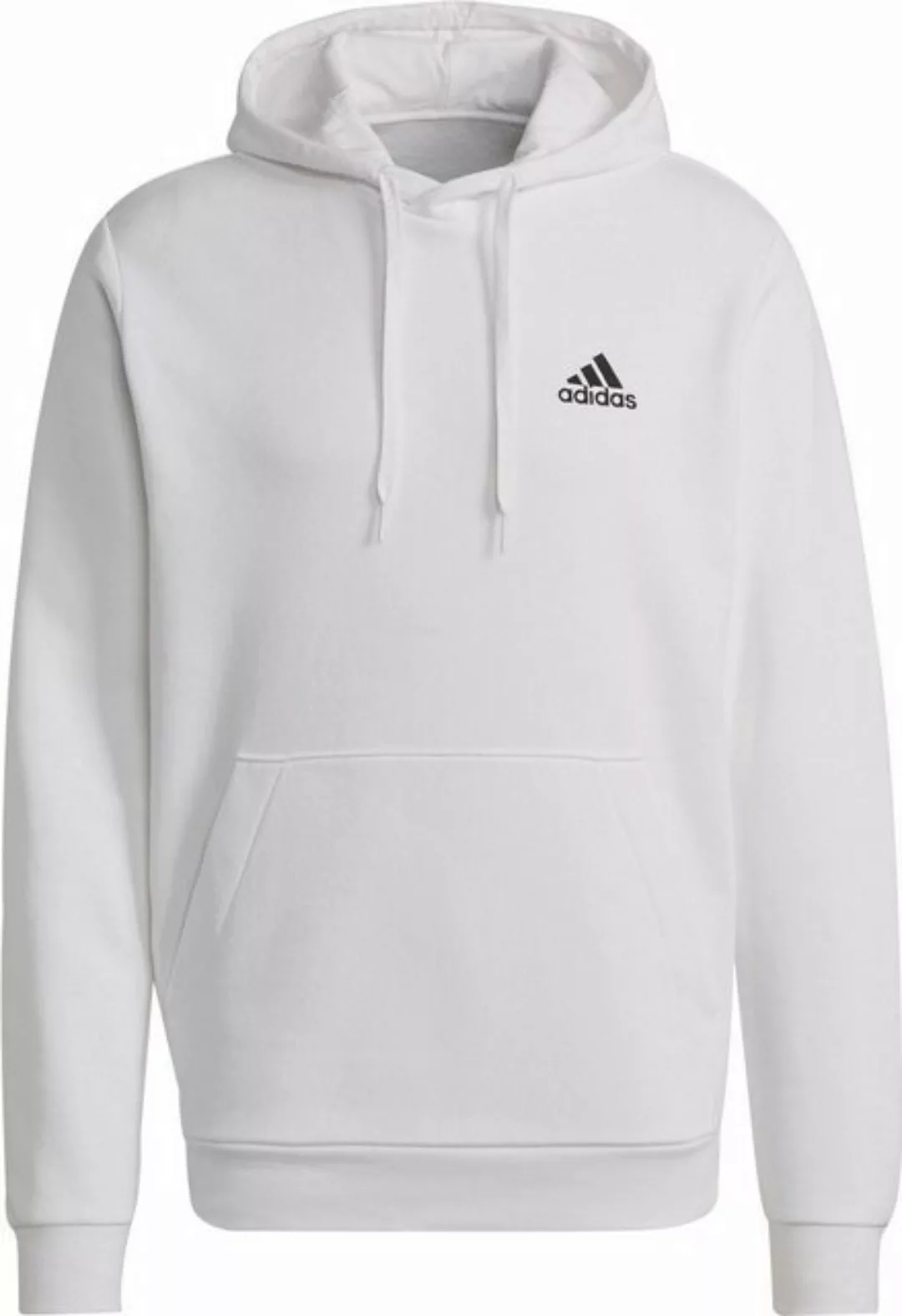 adidas Sportswear Sweatshirt Essentials Fleece Hoodie - White/Black günstig online kaufen