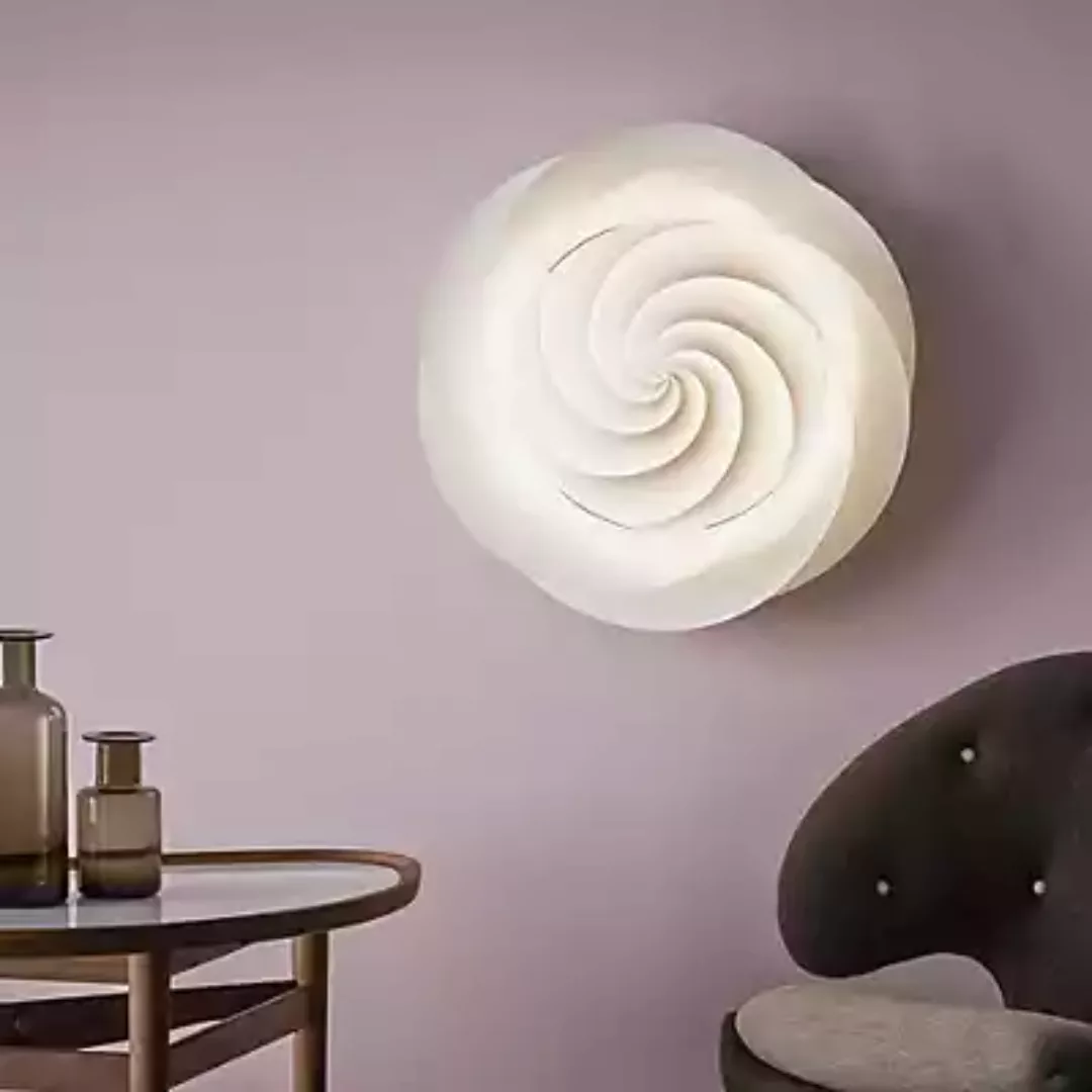 LE KLINT Swirl Medium - Wandleuchte mit LED, weiß günstig online kaufen
