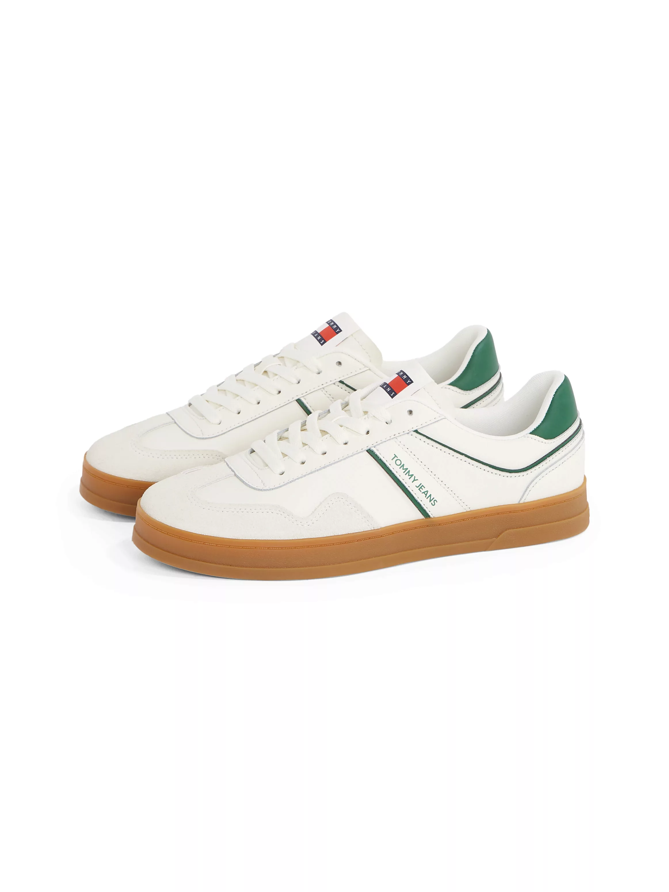 Tommy Jeans Plateausneaker "THE GREENWICH LEATHER", Freizeitschuh, Halbschu günstig online kaufen