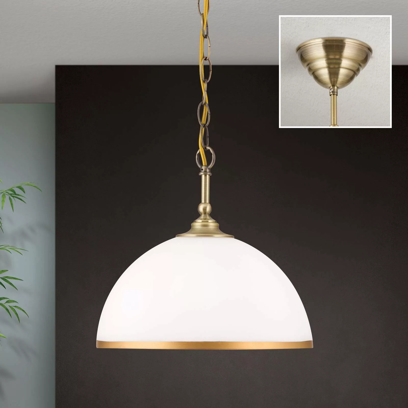 Hängeleuchte Old Lamp mit Kettenaufhängung, 1fl günstig online kaufen