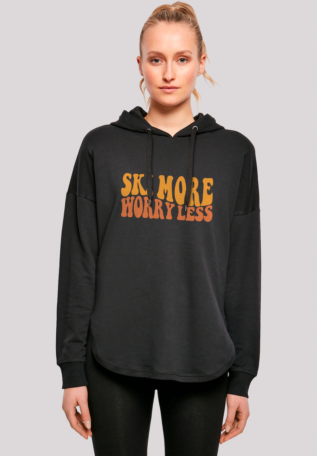 F4NT4STIC Kapuzenpullover "Ski More Worry Less", Premium Qualität günstig online kaufen