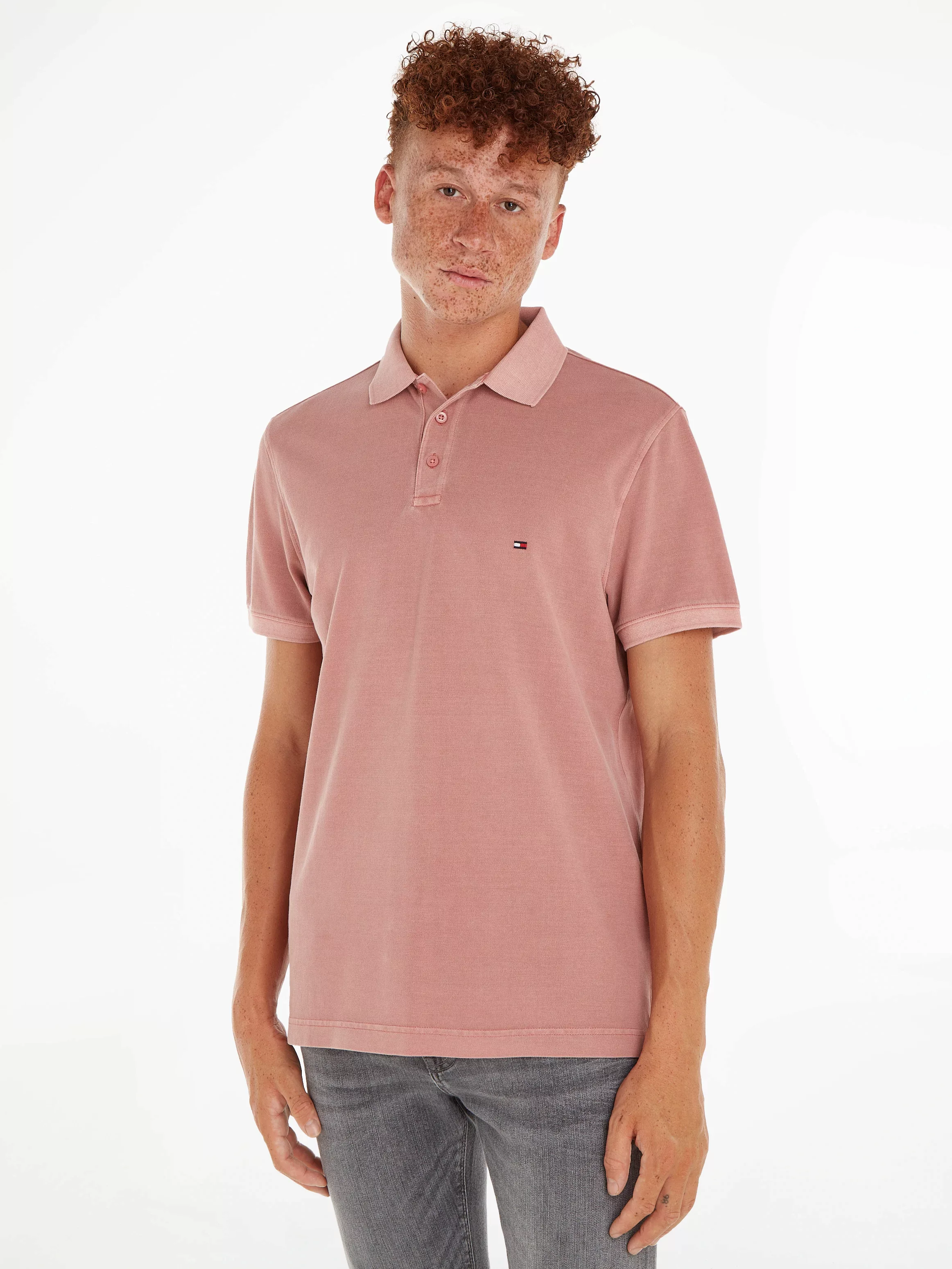 Tommy Hilfiger Poloshirt "GARMENT DYE REG POLO", leicht gewaschene Optik günstig online kaufen