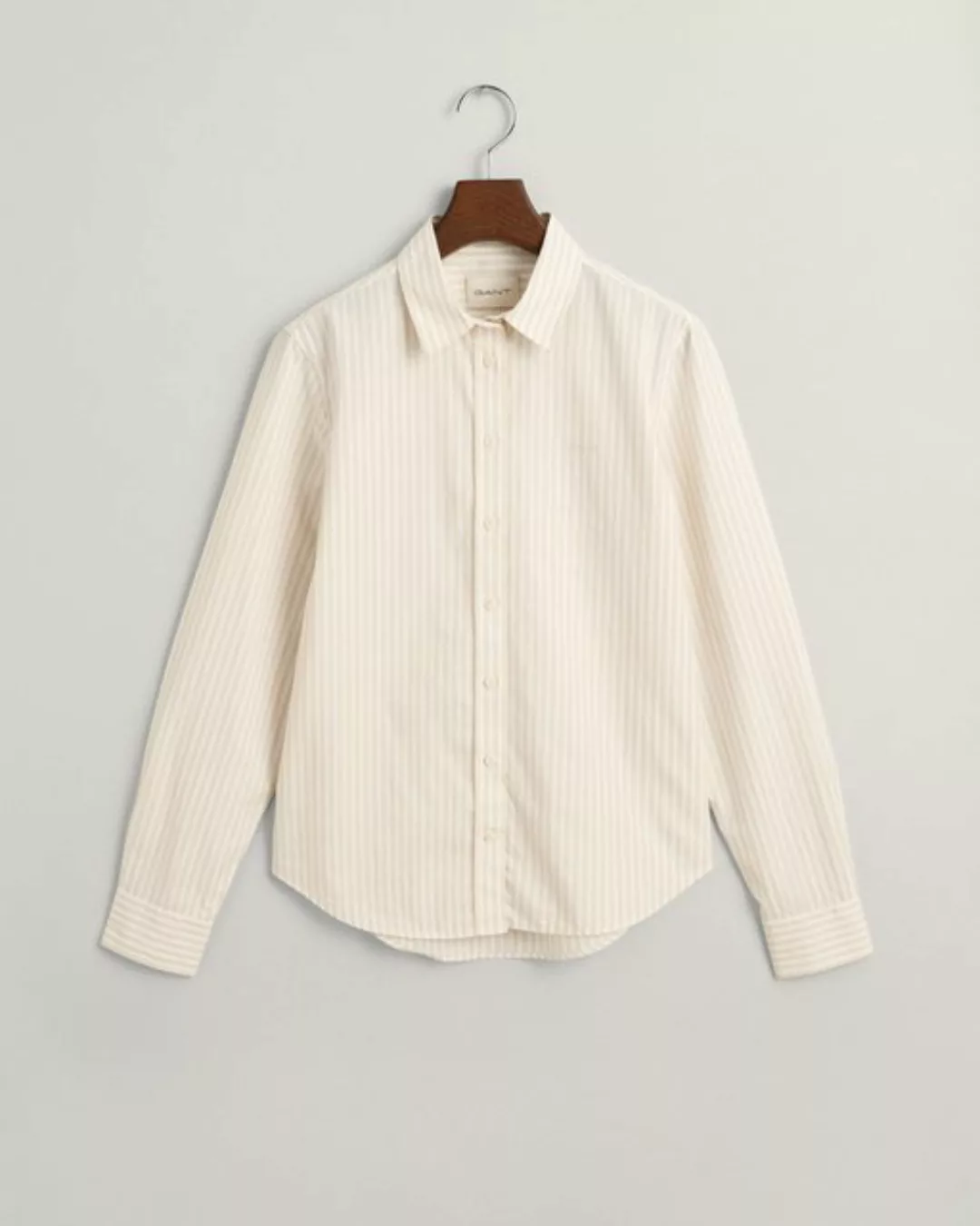 Gant Langarmbluse 4300214 Damen Bluse mit verstellbaren Manschetten aus Bau günstig online kaufen