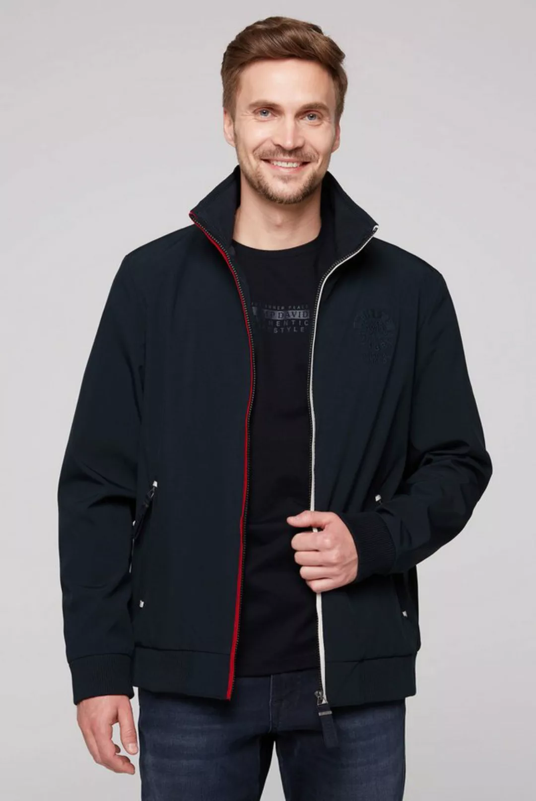 CAMP DAVID Softshelljacke mit Stehkragen günstig online kaufen