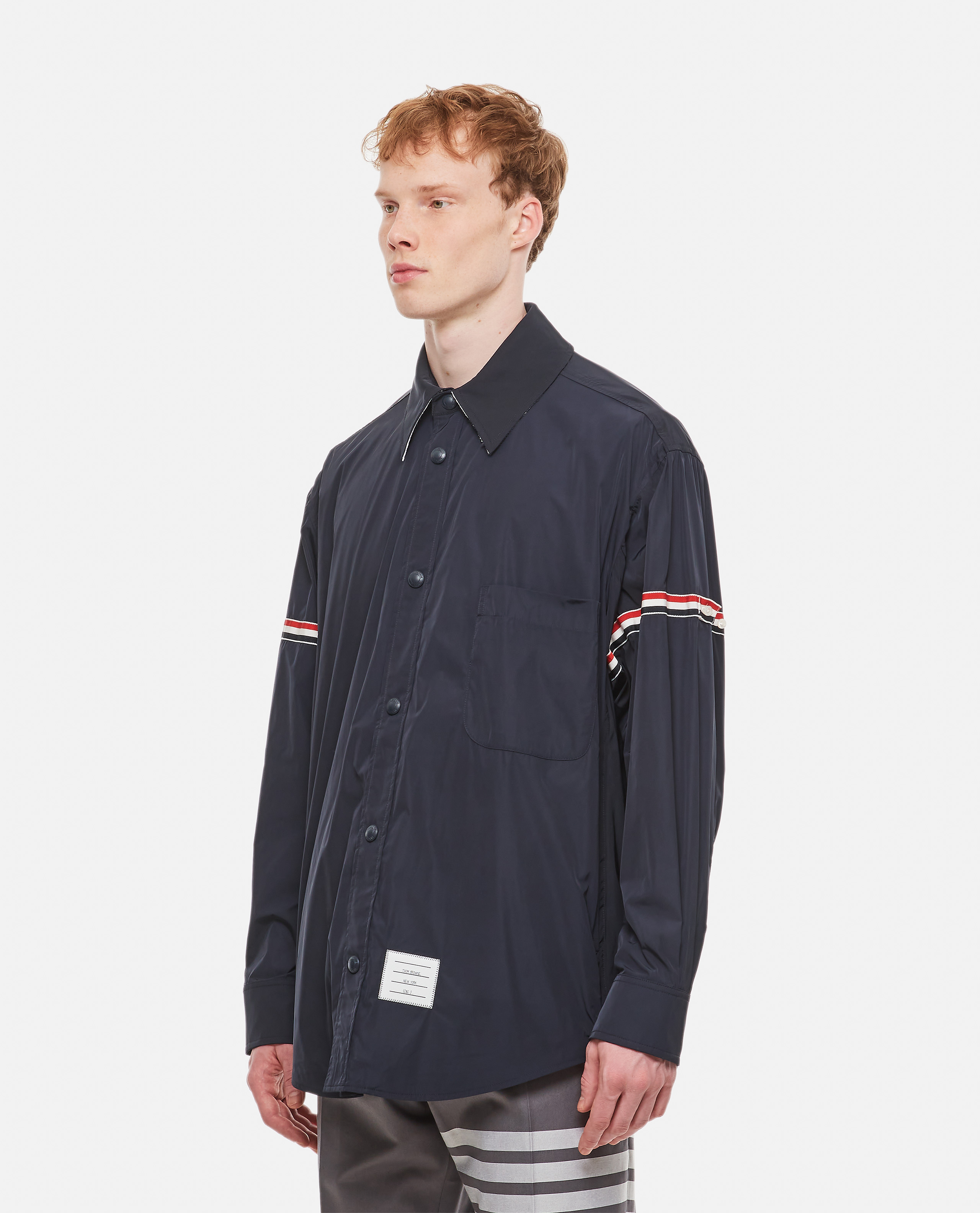 POLY TWILL OVERSIZED SHIRT JACKET WITH RWB ARMBANDS günstig online kaufen