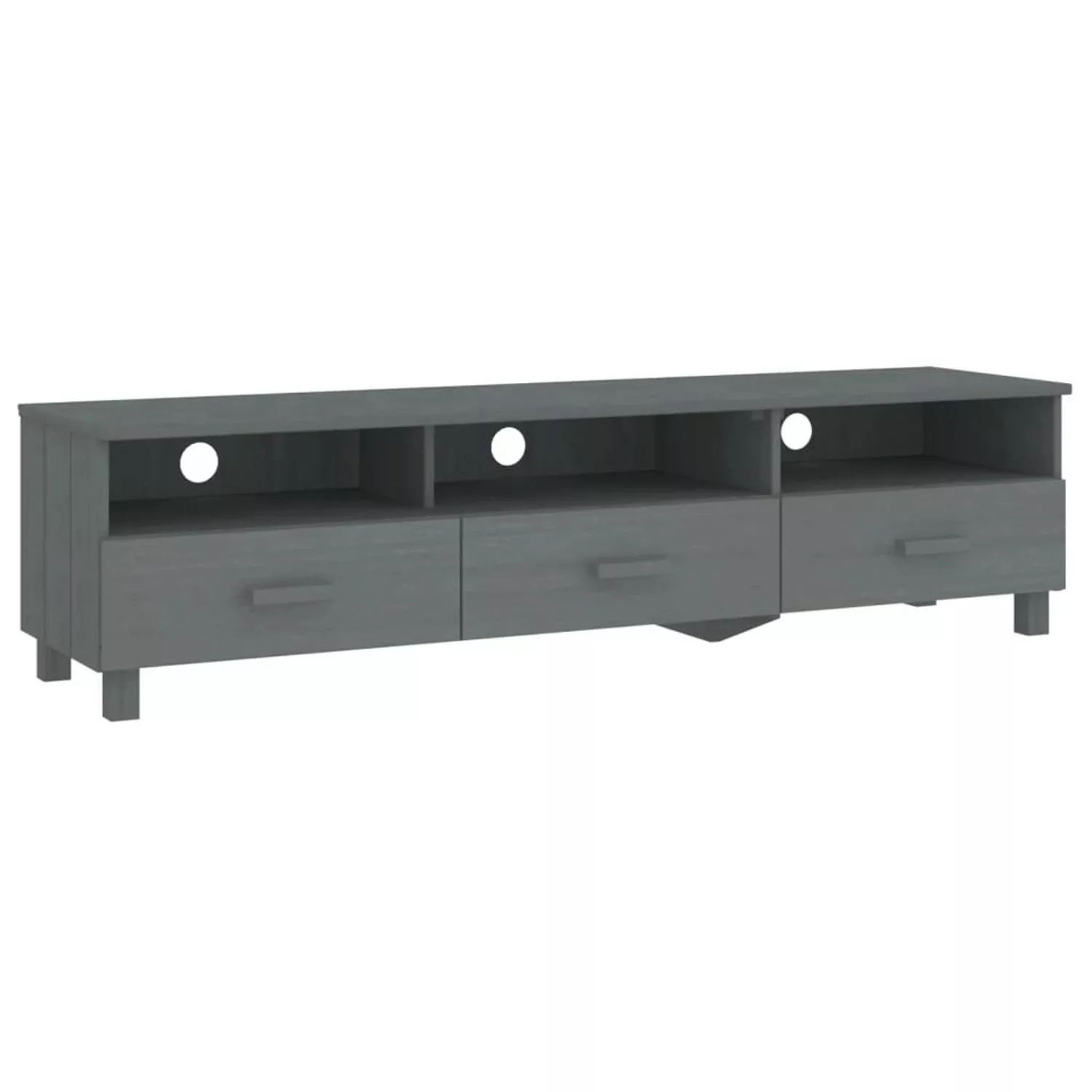Tv-schrank Weiß 158x40x40 Cm Massivholz Kiefer günstig online kaufen