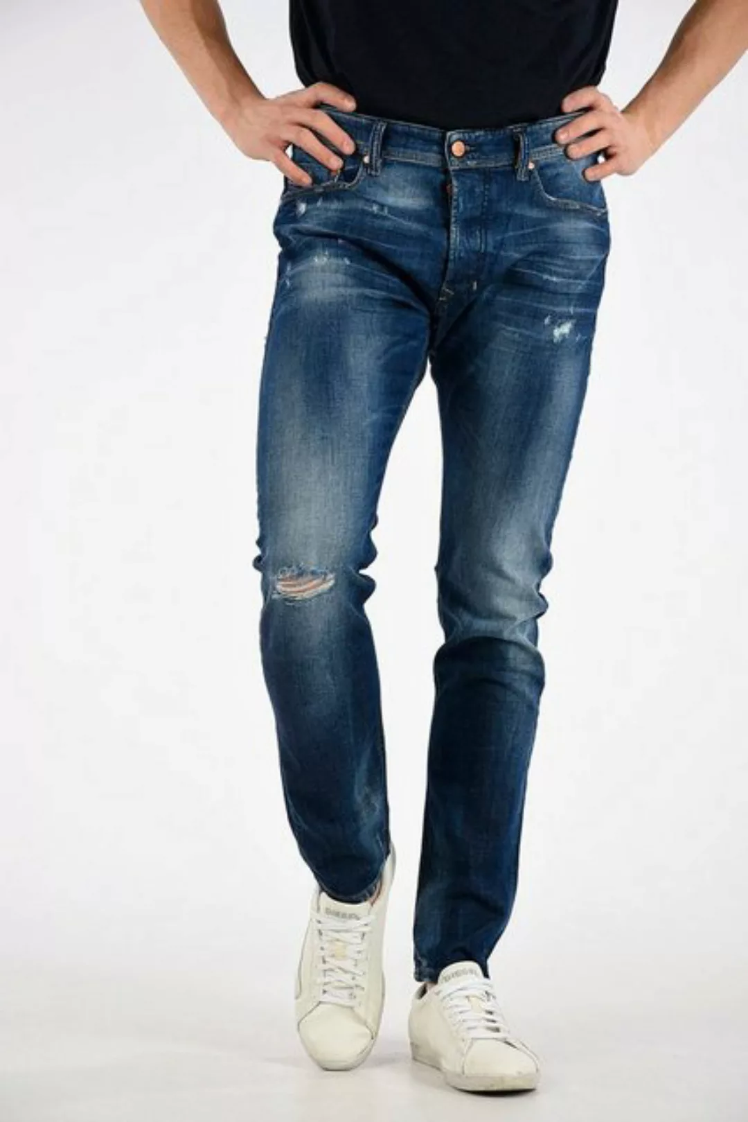 Diesel Slim-fit-Jeans Herren Tepphar 084MX 5-Pocket-Style günstig online kaufen