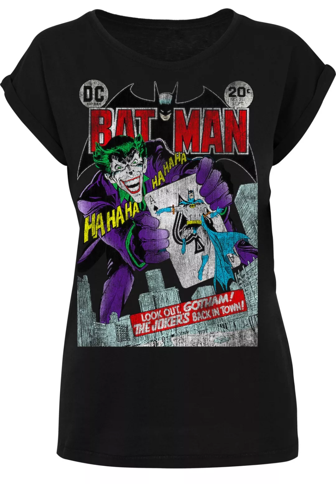 F4NT4STIC T-Shirt "DC Comics Batman Joker Playing Card Cover", Print günstig online kaufen