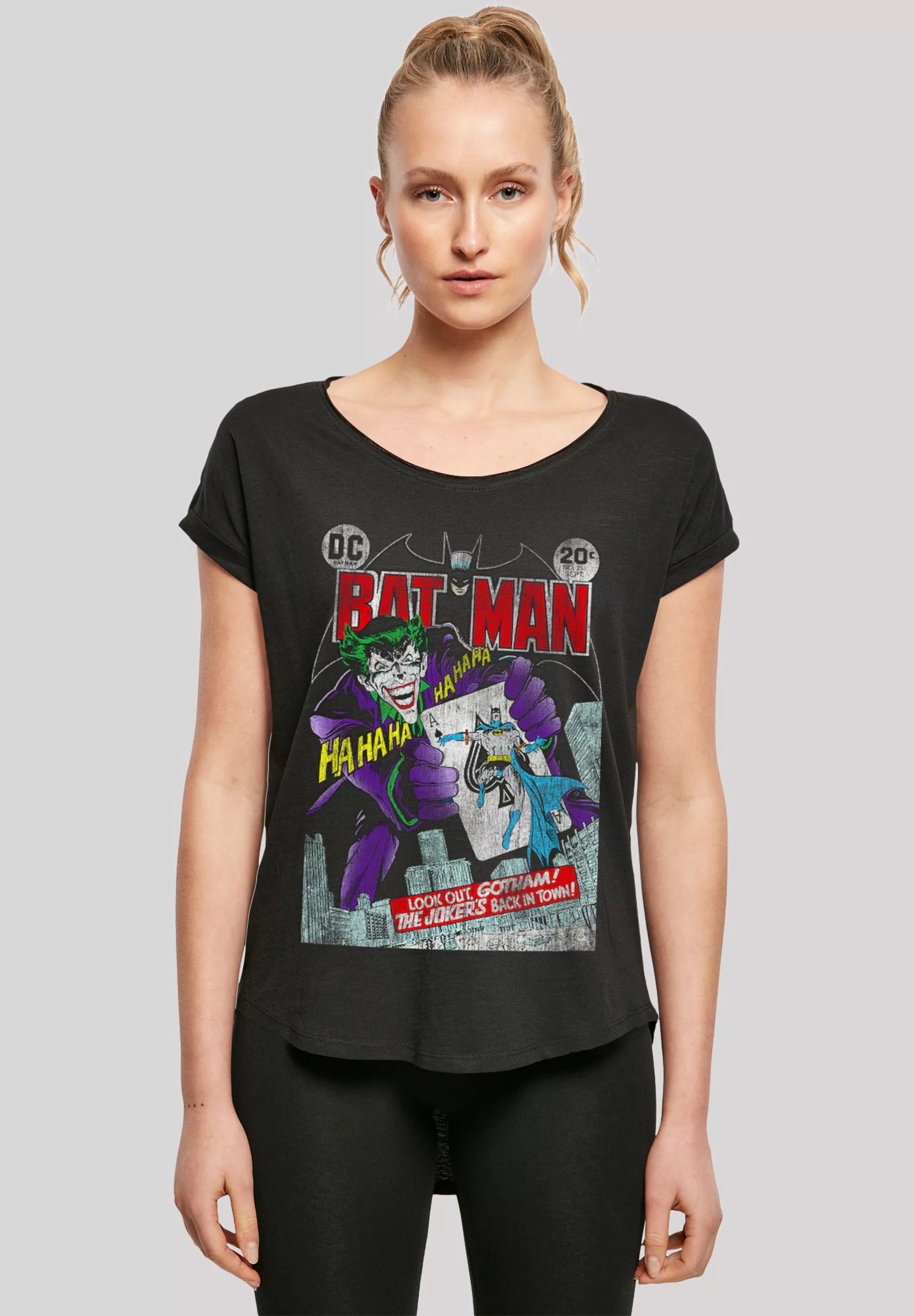 F4NT4STIC T-Shirt "DC Comics Batman Joker Playing Card Cover", Print günstig online kaufen