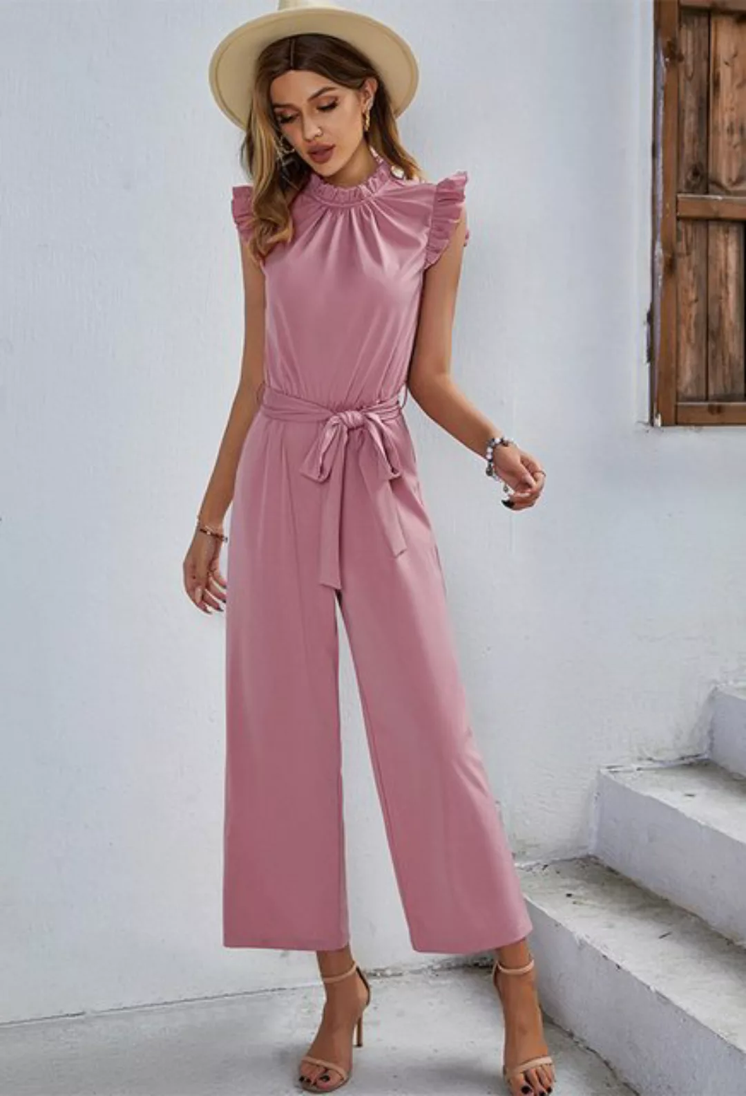 CHENIN 7/8-Overall Solide Farbe Sommermode Frauen lässig Jumpsuit Temperame günstig online kaufen