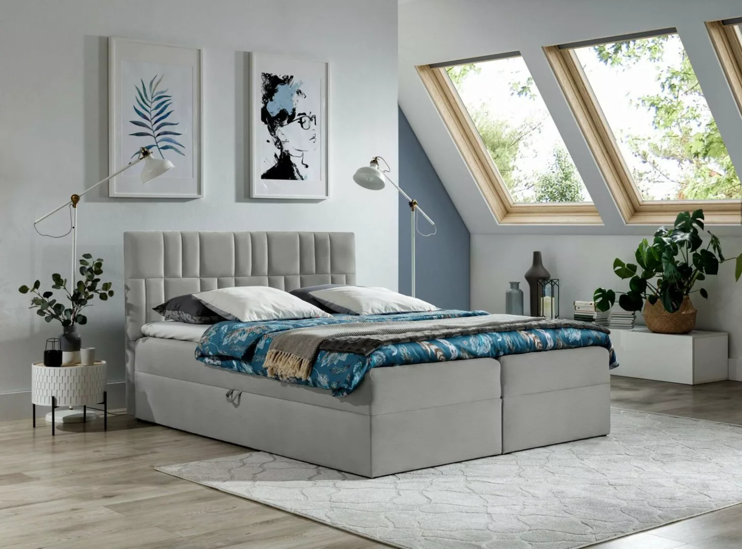 99rooms Boxspringbett Forello (Schlafzimmerbett, Bett), Design günstig online kaufen