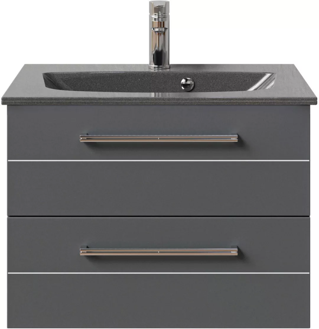 Saphir Waschtisch »Serie 6025 Mineralmarmor-Waschtisch mit Unterschrank, 67 günstig online kaufen