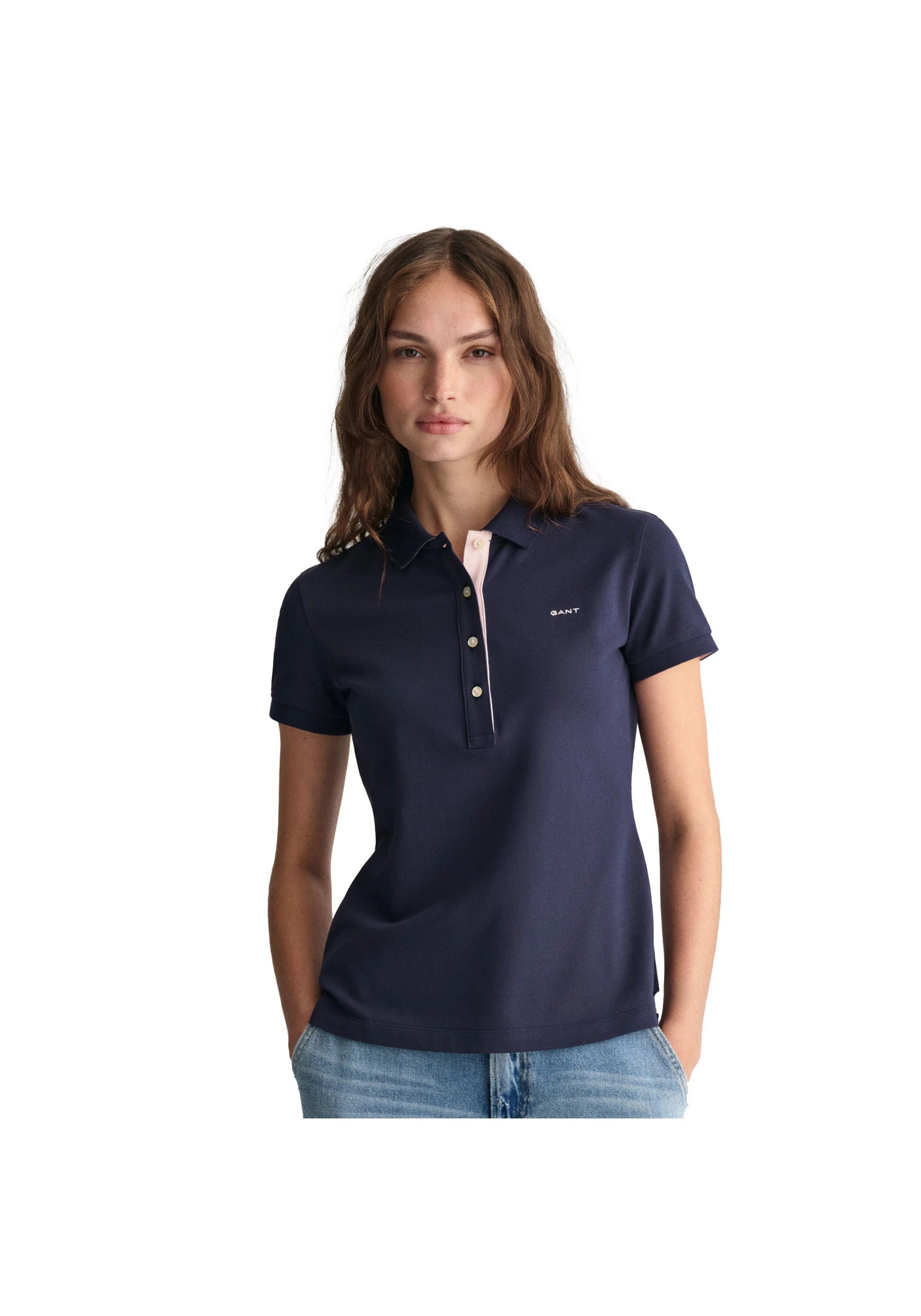 Gant Poloshirt "Poloshirt CONTRAST COLLAR PIQUE POLO 1er Pack" günstig online kaufen