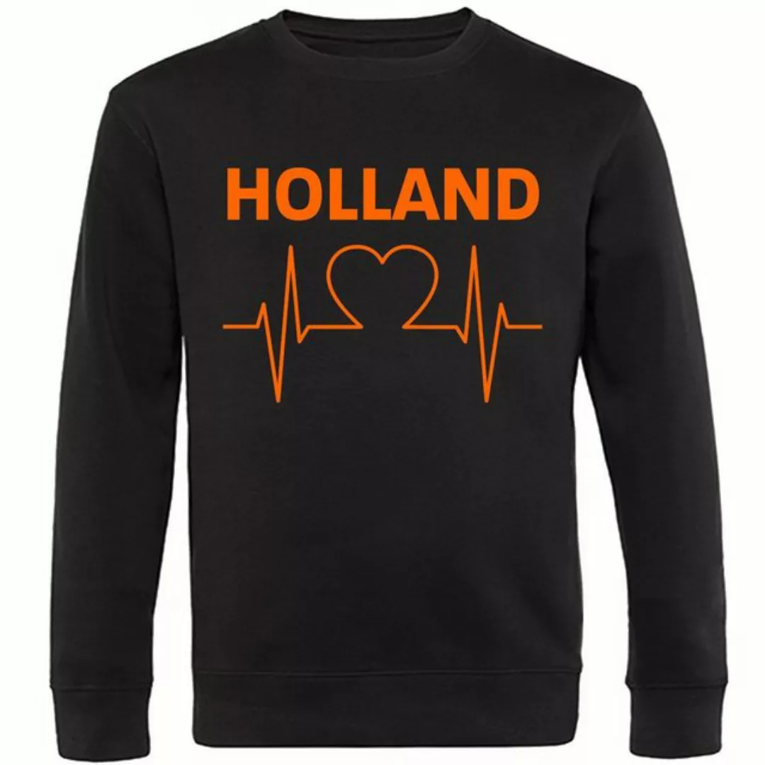 multifanshop Sweatshirt Holland - Herzschlag - Pullover günstig online kaufen