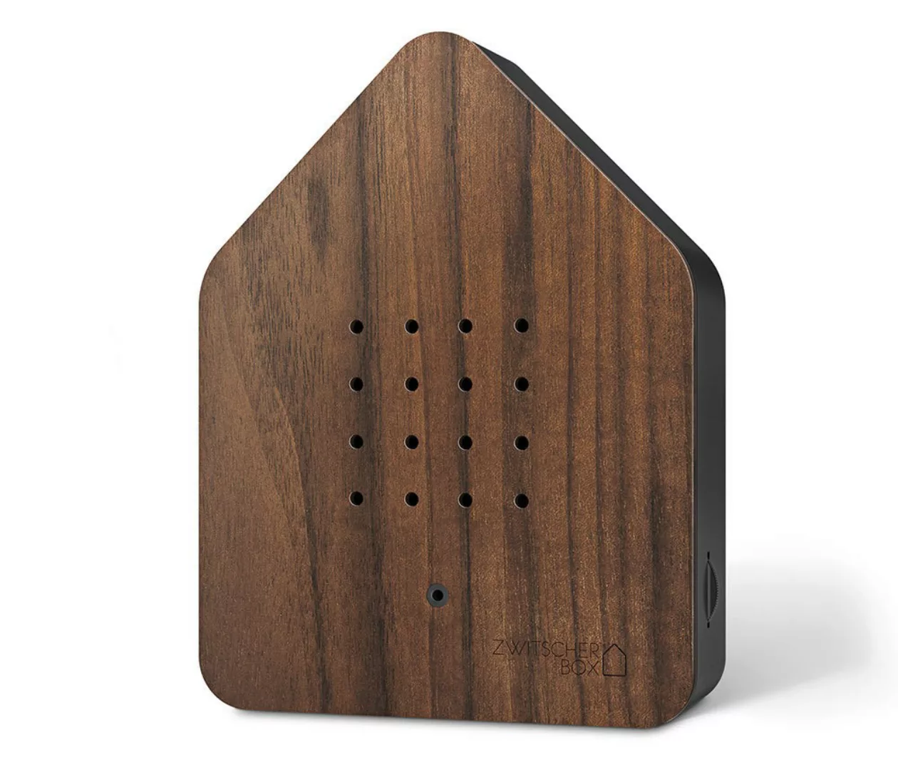 Zwitscherbox Holz Nuss/Schwarz günstig online kaufen