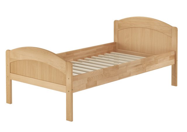 ERST-HOLZ Bett Überlanges Massivholzbett 90x220 Buche Einzelbett, Buchefarb günstig online kaufen