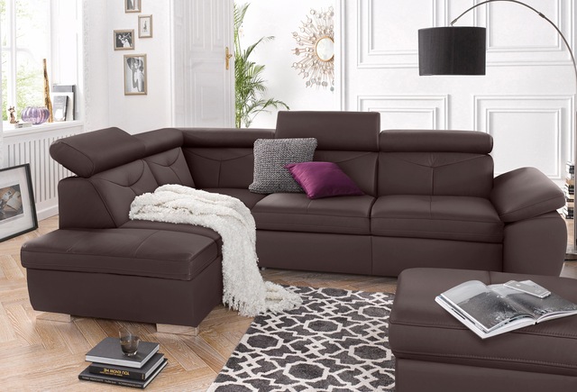 exxpo - sofa fashion Ecksofa »Spring, super bequem und komfortabel mit Armt günstig online kaufen