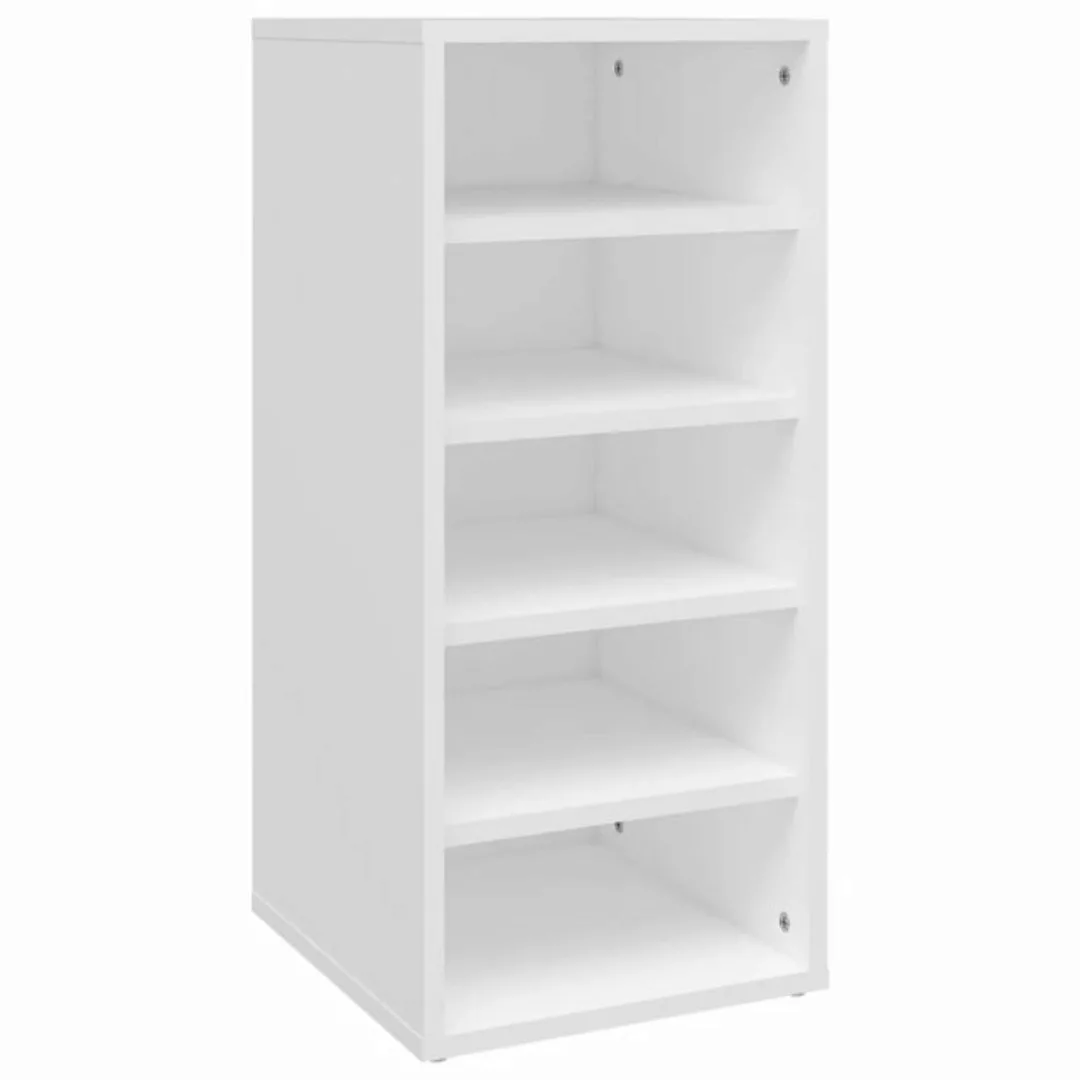 furnicato Hängeschuhschrank Schuhschrank Weiß 31,5x35x70 cm Holzwerkstoff ( günstig online kaufen