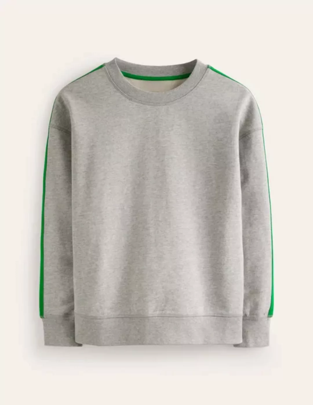 Swaetshirt mit überschnittener Schulter Damen Boden, Grün Neon Streifen günstig online kaufen