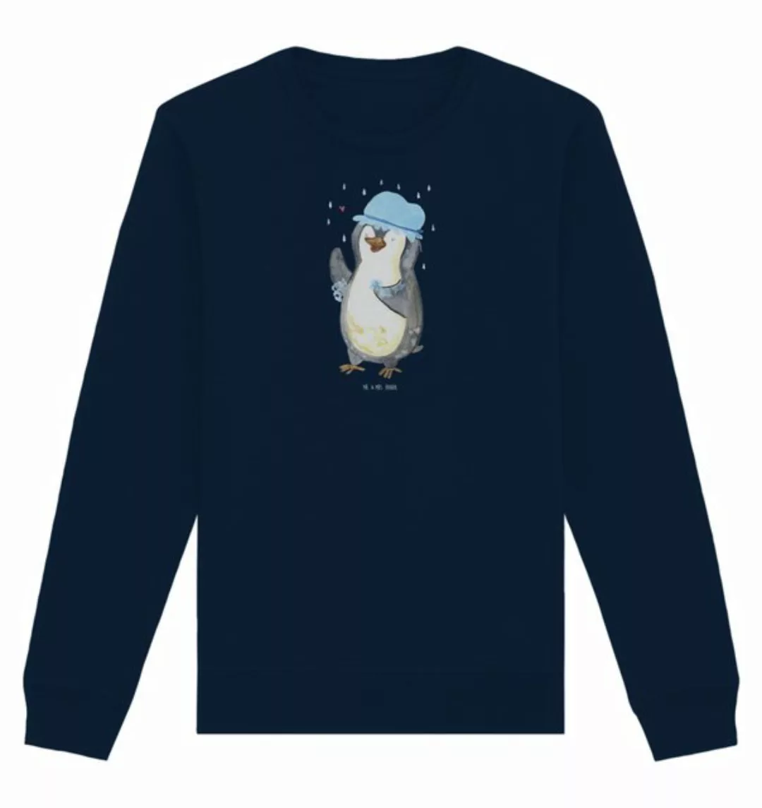 Mr. & Mrs. Panda Longpullover Pinguin Duschen Größe XL - French Navy - Gesc günstig online kaufen