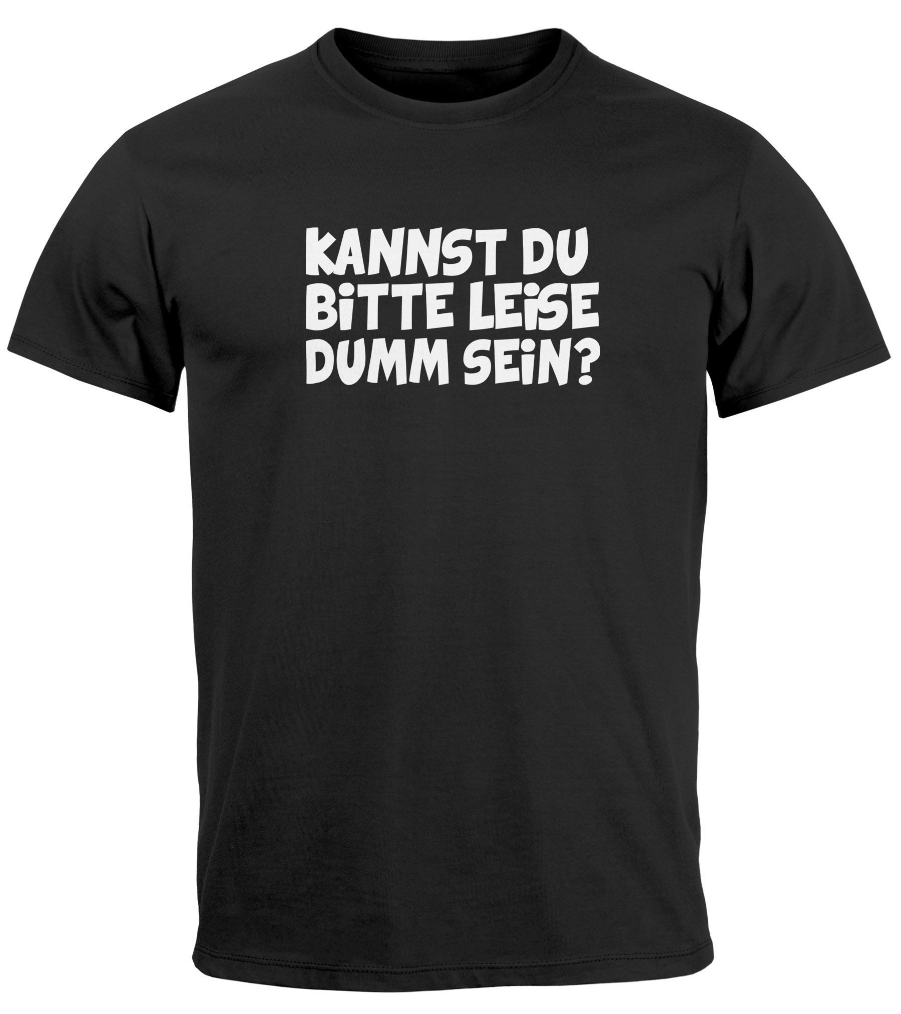 MoonWorks Print-Shirt Herren T-Shirt Sarkasmus Spruch günstig online kaufen