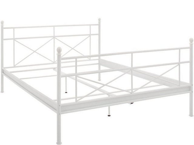 loft24 Metallbett Tanja, Bettgestell aus Metall, Landhaus, 180x200 cm günstig online kaufen