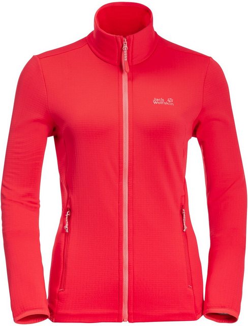 Jack Wolfskin Funktionsjacke PEAK GRID FLEECE W TULIP RED günstig online kaufen