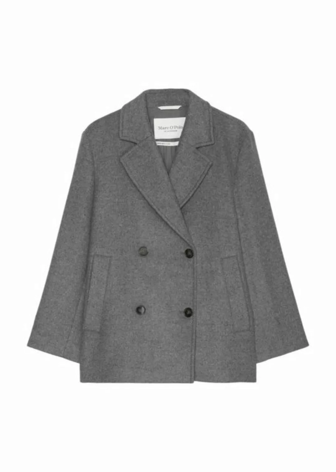 Marc O'Polo Langmantel Wool blazer jacket, lapel collar, d günstig online kaufen