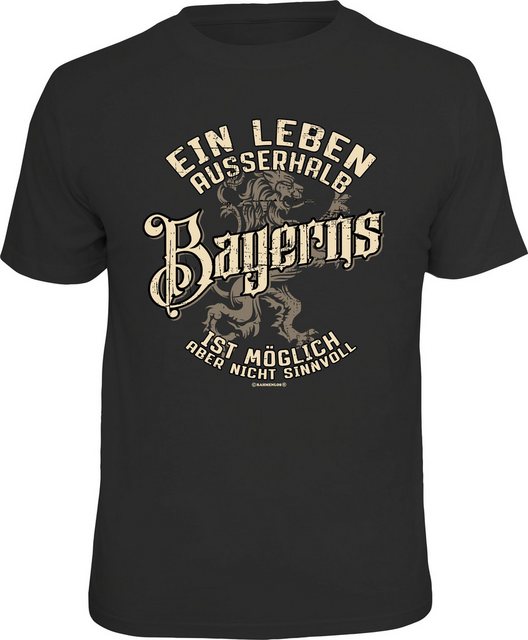 RAHMENLOS® T-Shirt Ein Leben außerhalb Bayerns ist möglich, aber nicht sinn günstig online kaufen