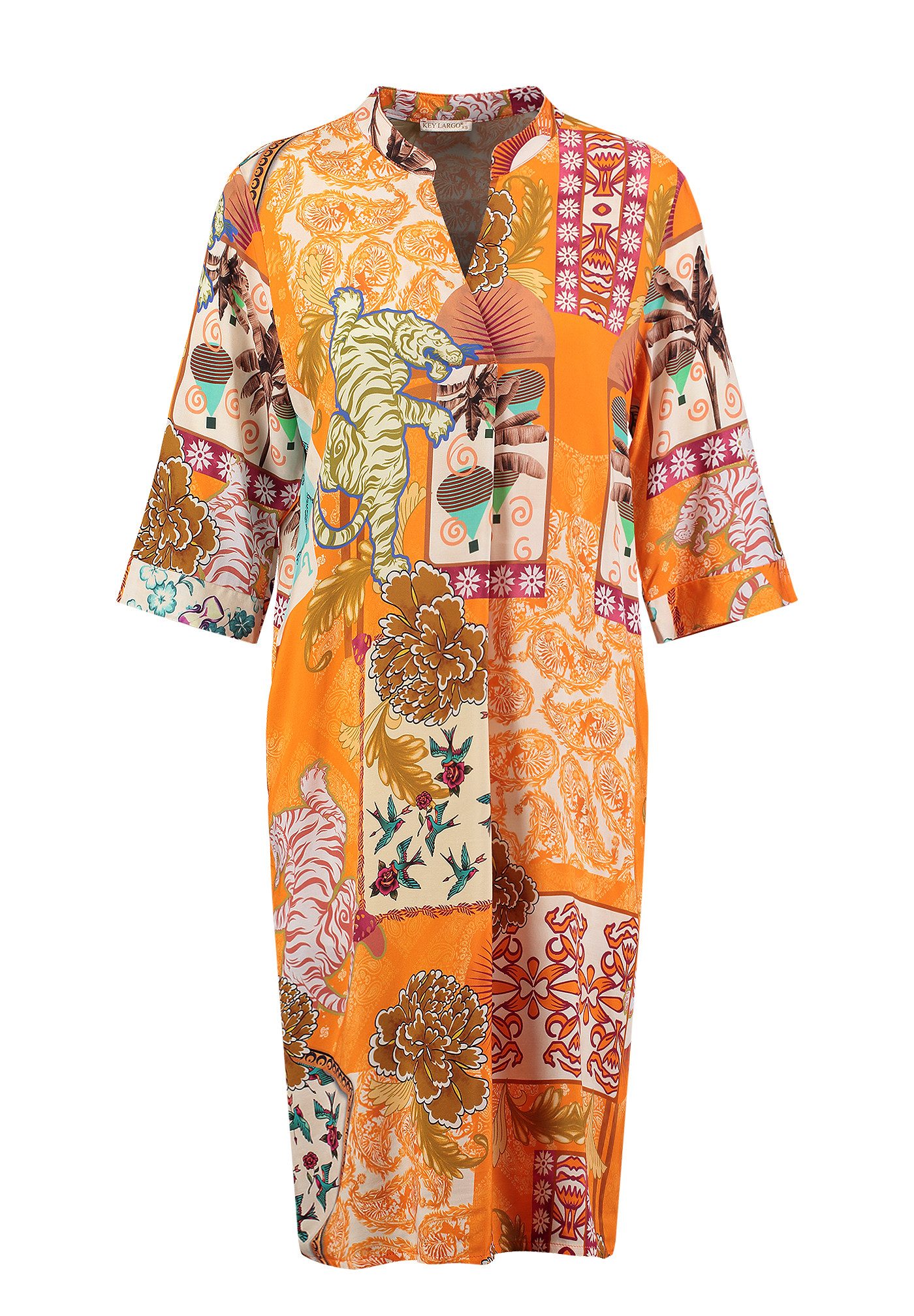 Key Largo Druckkleid WD PEKING v-neck günstig online kaufen