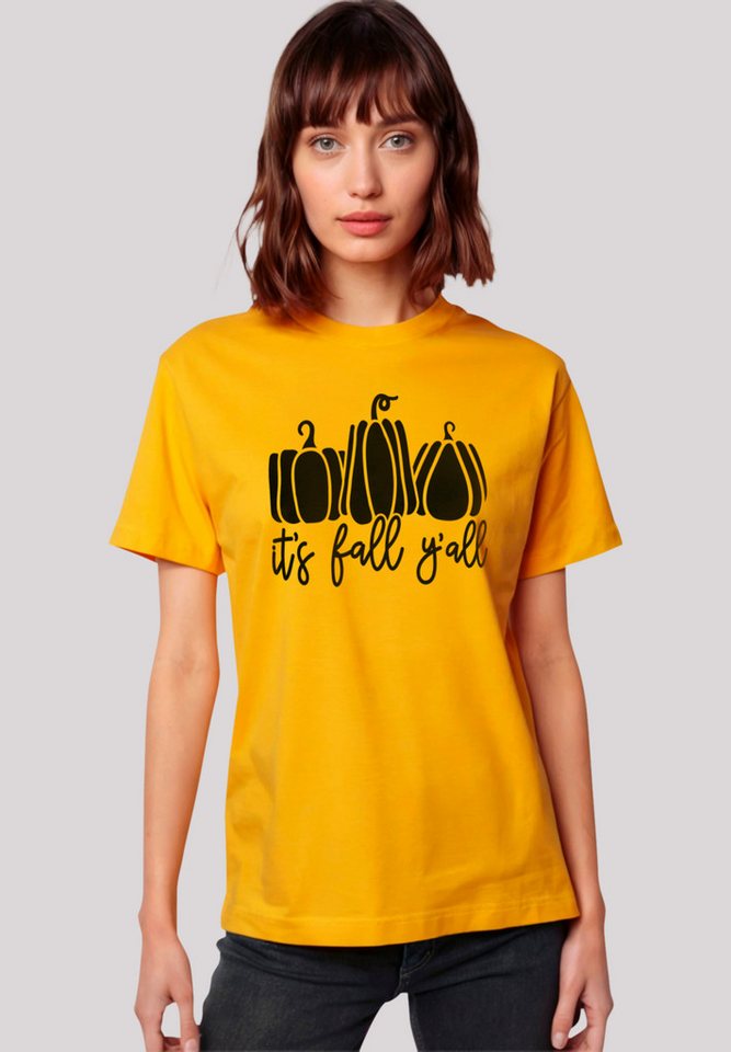 F4NT4STIC T-Shirt Pumpkins Kürbis its Fall Herbst yall Premium Qualität, Ha günstig online kaufen