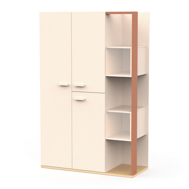 freiraum Drehtürenschrank CAMILLIA in Beige - 119,7x186,9x51,5cm (BxHxT) günstig online kaufen