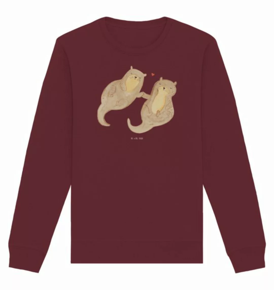 Mr. & Mrs. Panda Longpullover Otter Hände halten Größe XL - Burgundy - Gesc günstig online kaufen