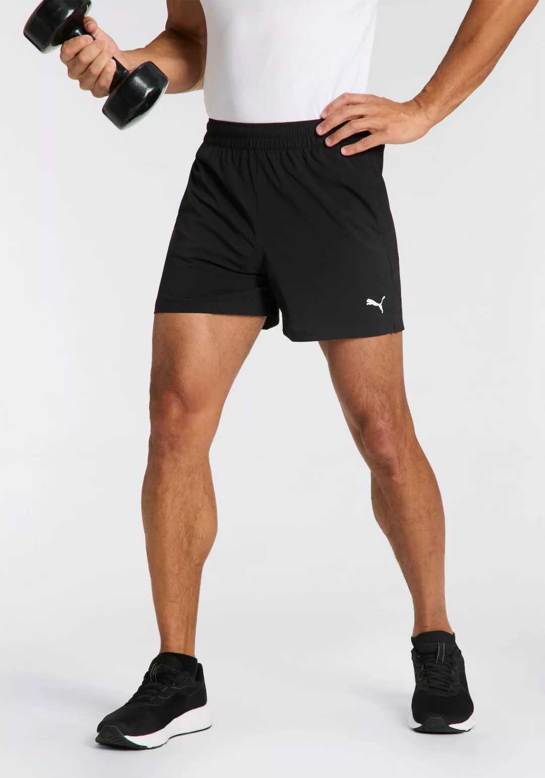 PUMA Trainingsshorts "M TAD ESSENTIALS 5" WOVEN SHORT", Herren Basic Traini günstig online kaufen