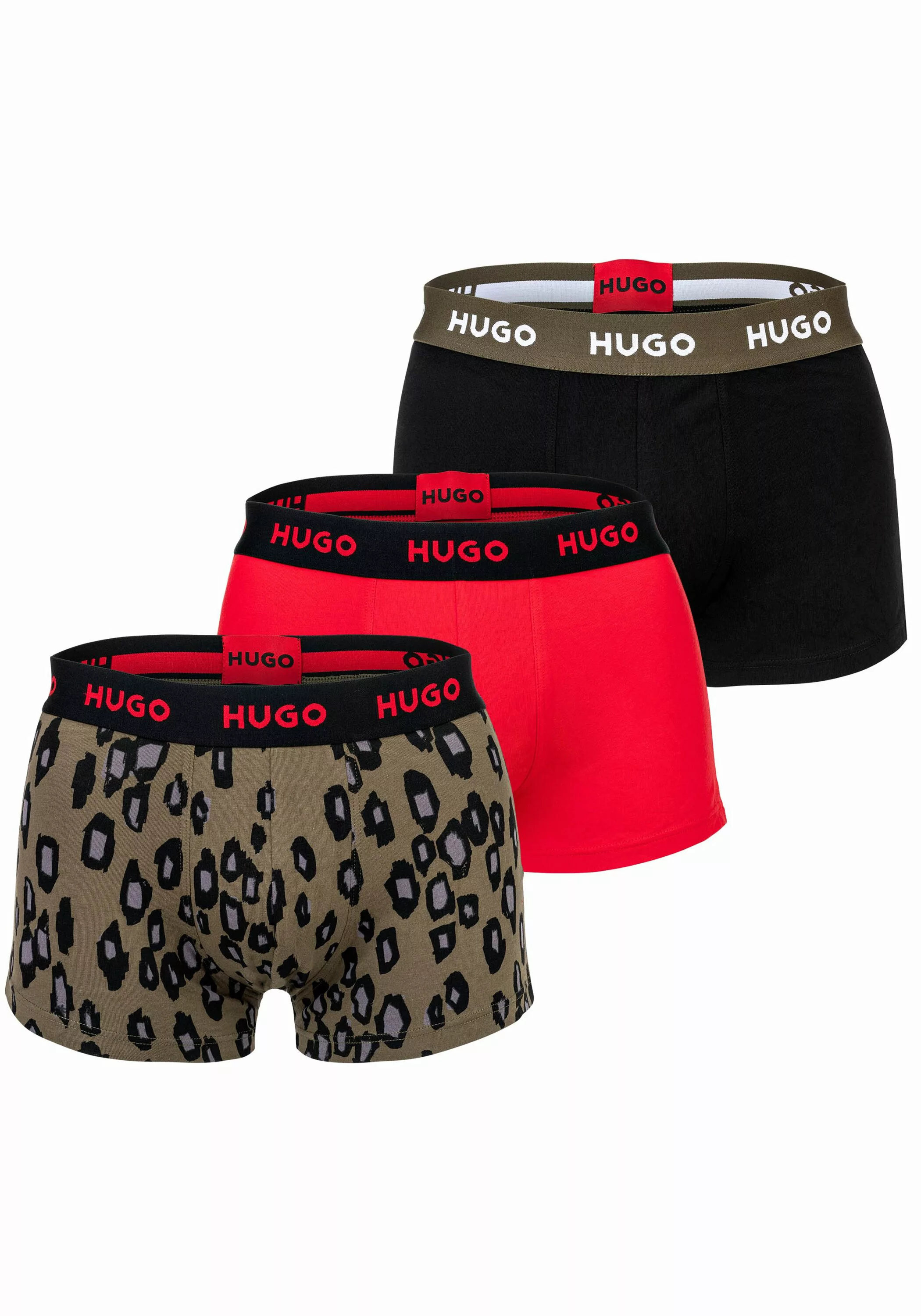 HUGO Boxershorts "Boxershort TRUNK TRIPLET DESIGN 3er Pack" günstig online kaufen