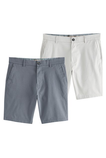 Next Shorts Slim Fit Stretch-Chinoshorts, 2er-Pack (2-tlg) günstig online kaufen