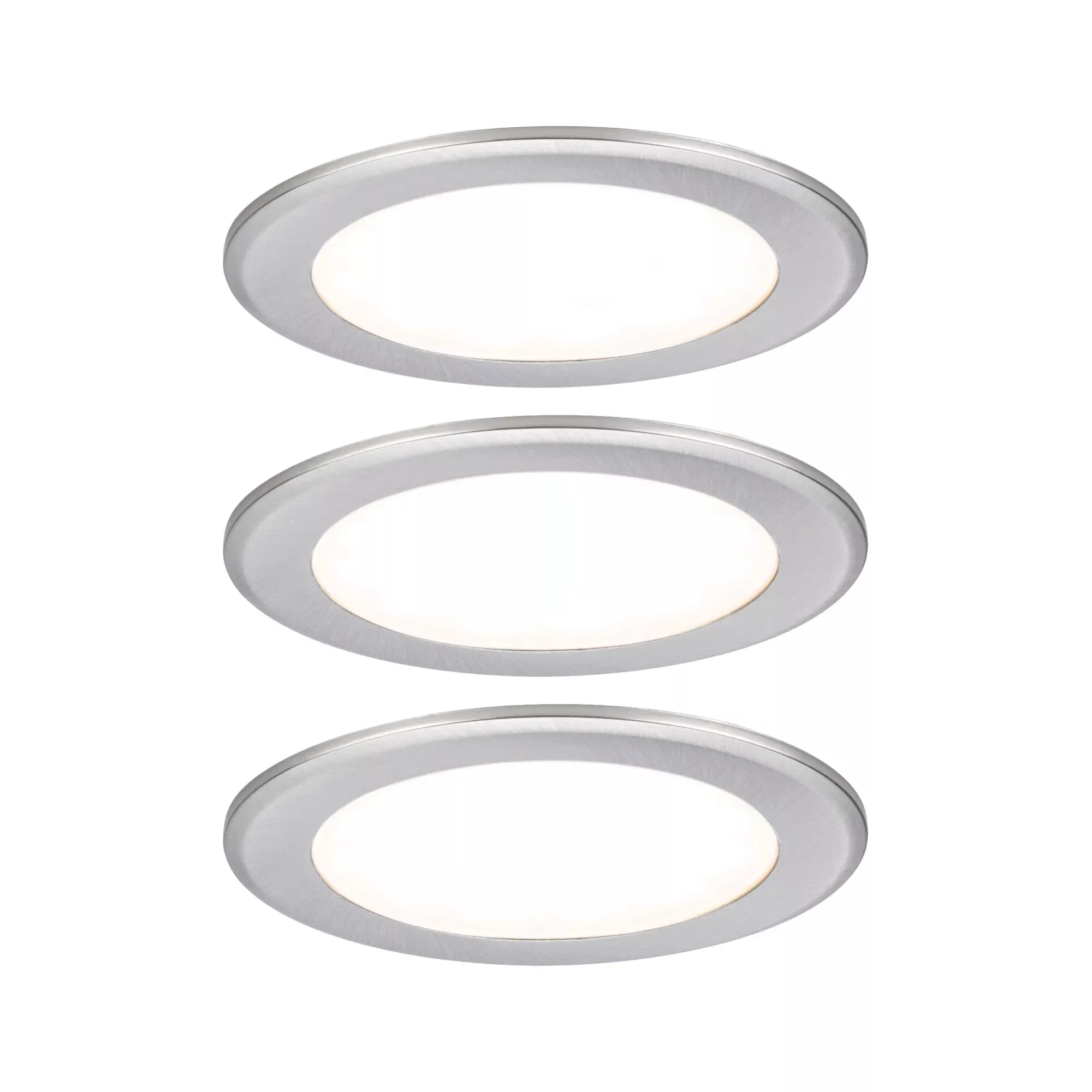 Paulmann "LED Möbeleinbauleuchten 3er-Set rund 65mm 3x2,5W 3x180lm 230/12V günstig online kaufen