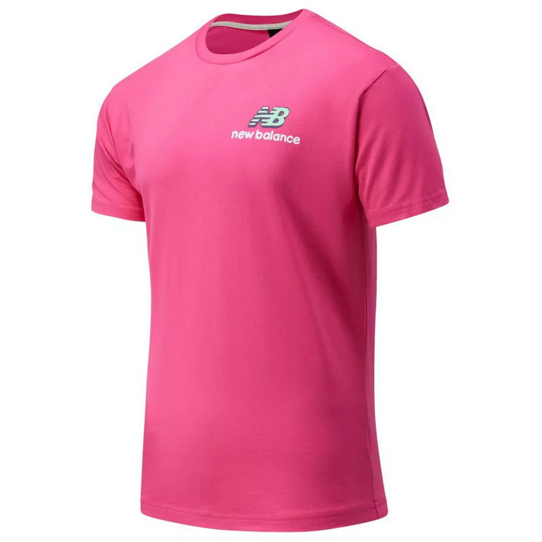 New Balance Clash Graphic Kurzarm T-shirt S Pink Glow günstig online kaufen