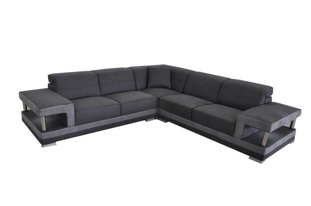 Xlmoebel Ecksofa Luxuriöses Ecksofa aus Leder mit USB-Anschluss, Polsterung günstig online kaufen