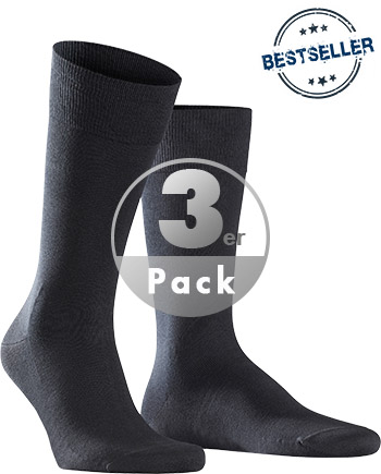 FALKE Cool 24/7 Herren Socken, 47-48, Blau, Uni, Baumwolle, 13230-637007 günstig online kaufen